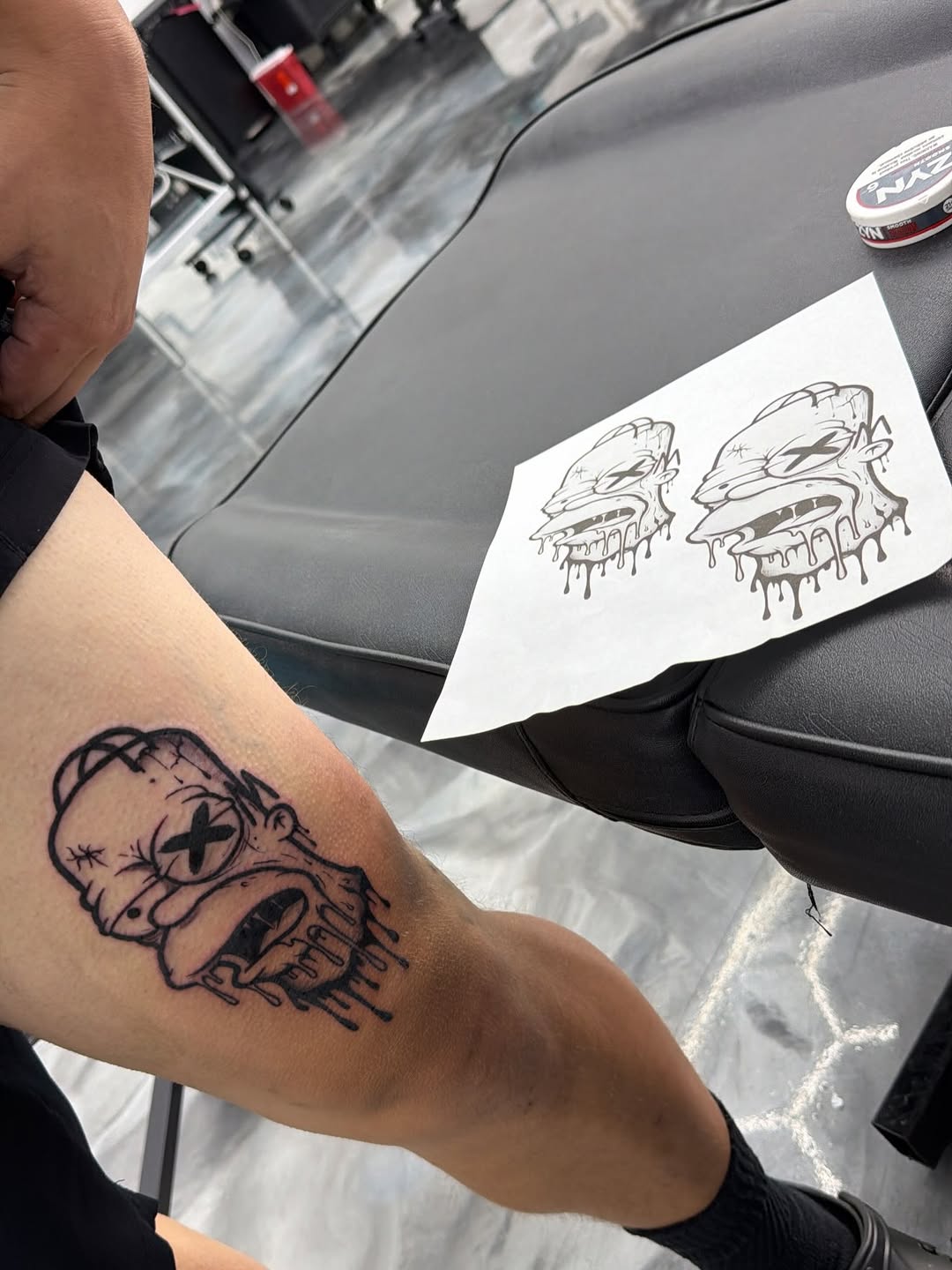 Tattoo piece by David Maciel at Broadway Dept. Sacramento