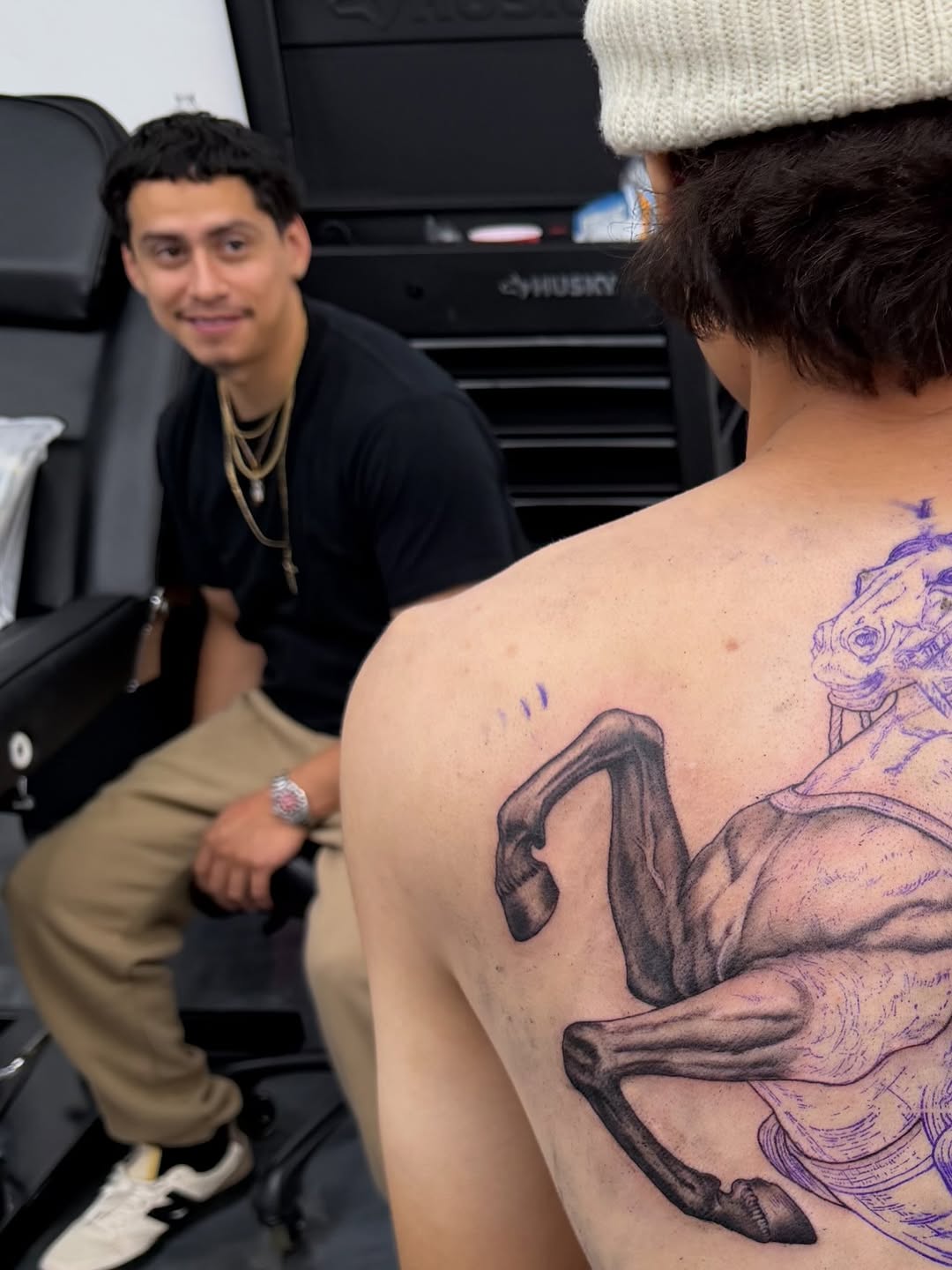 Tattoo design by David Maciel at Broadway Dept. Sacramento