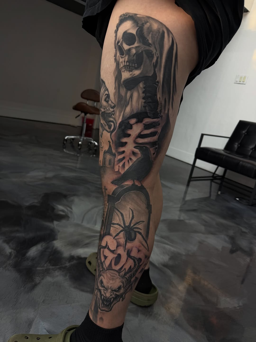 Tattoo design by David Maciel at Broadway Dept. Sacramento