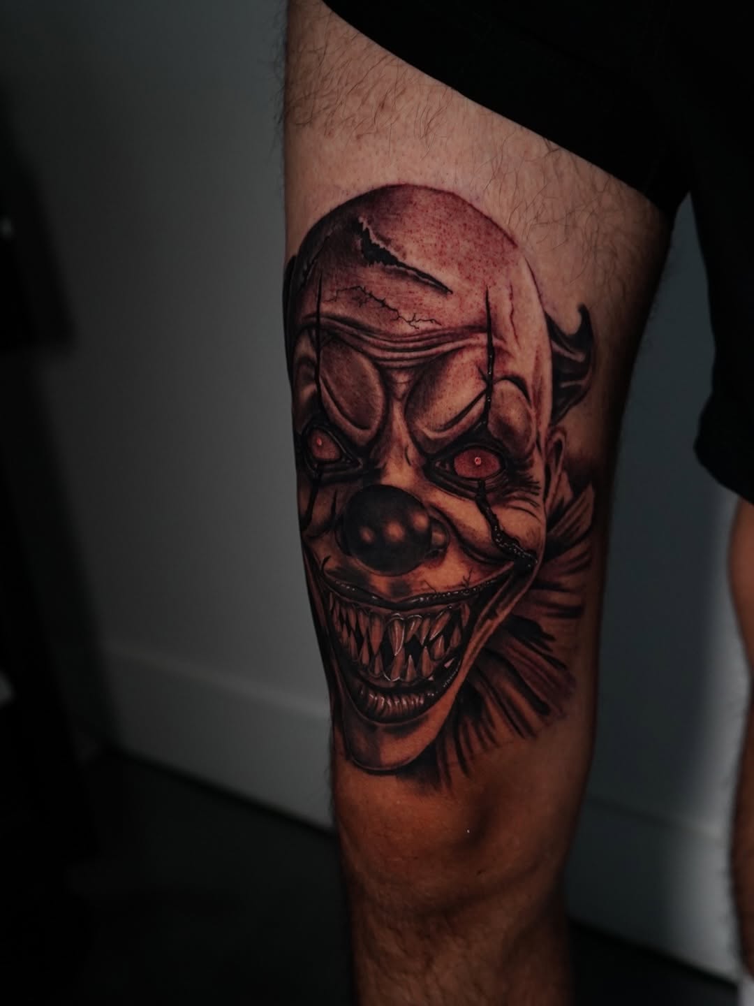 Close-up view of custom tattoo artwork at Broadway Dept. Sacramento