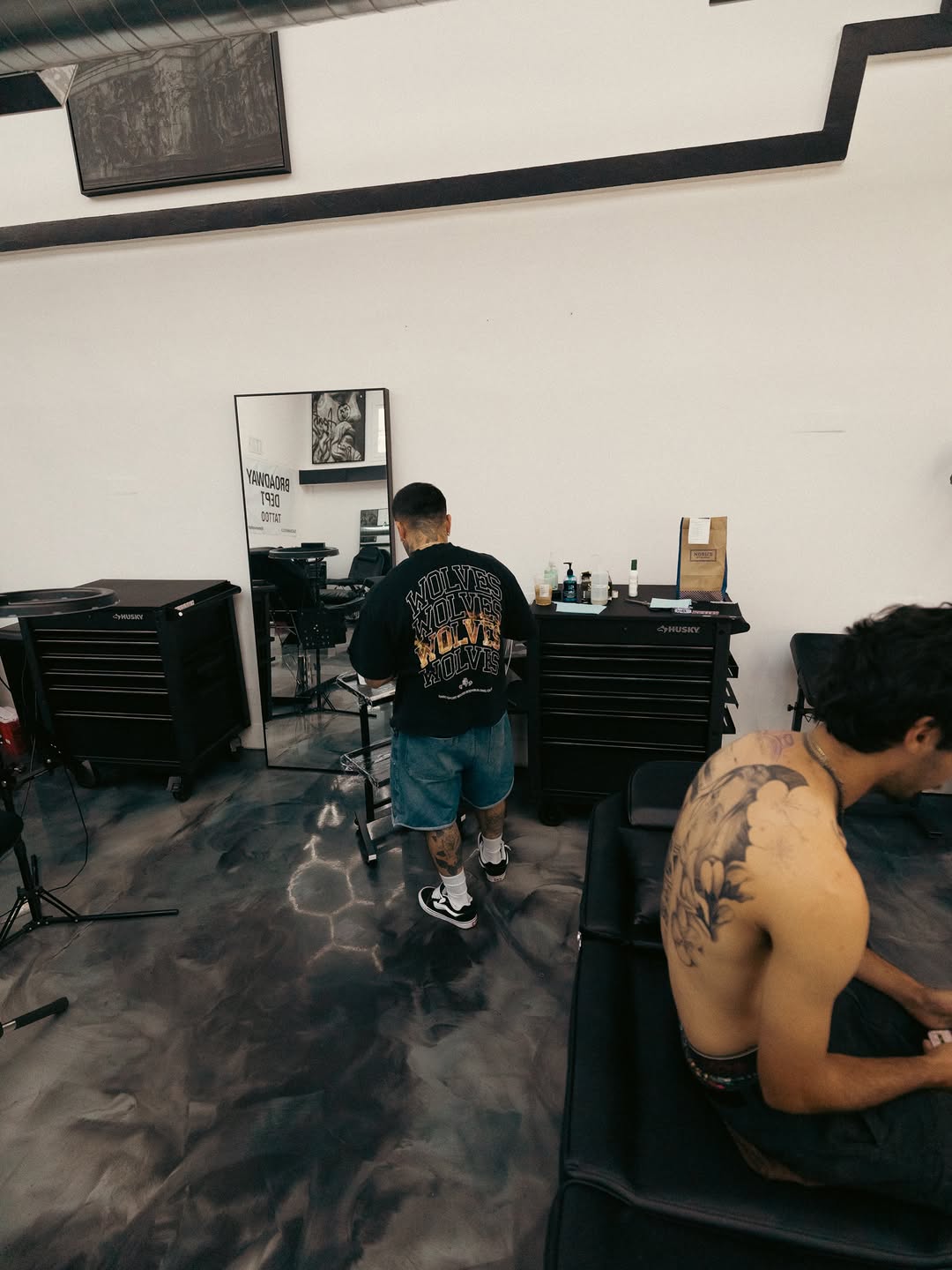 Jesus Bernal's tattoo artistry captured during Saturday session at Broadway Dept. Sacramento