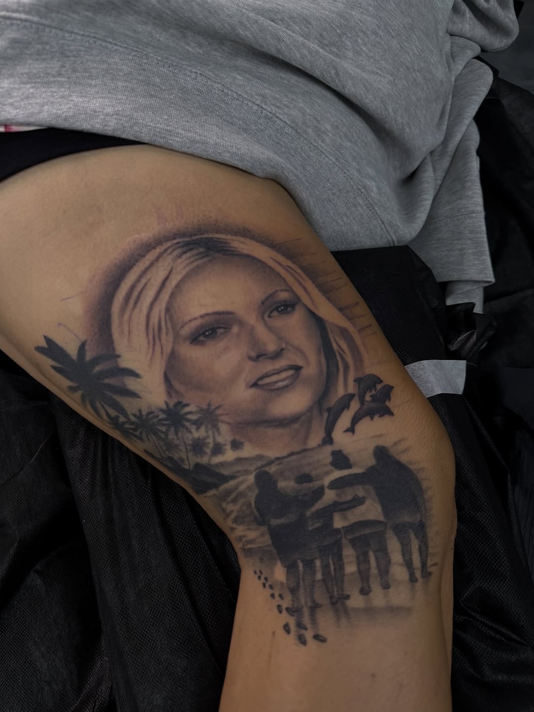 Custom Portrait Tattoo at Broadway Dept. Midtown Sacramento