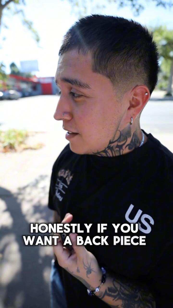 Jesus Bernal Completes Custom Tattoo at Forty Mile Convention