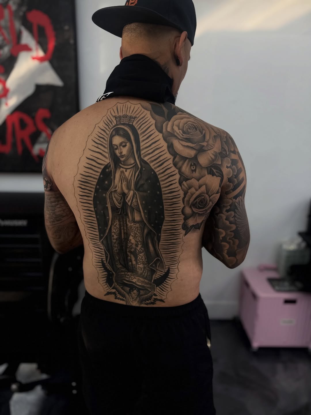 Bella Gomez tattoo portfolio piece at Broadway Dept on 21st Street Sacramento