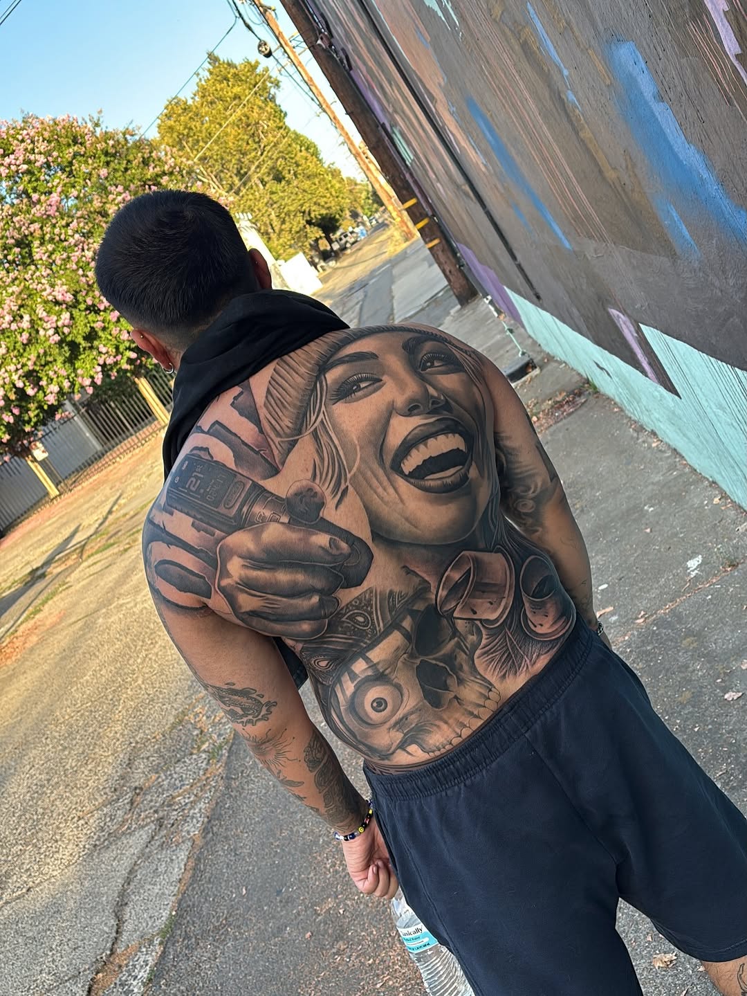 Professional tattoo work by Broadway Dept. artists at 2417 21st Street Sacramento.