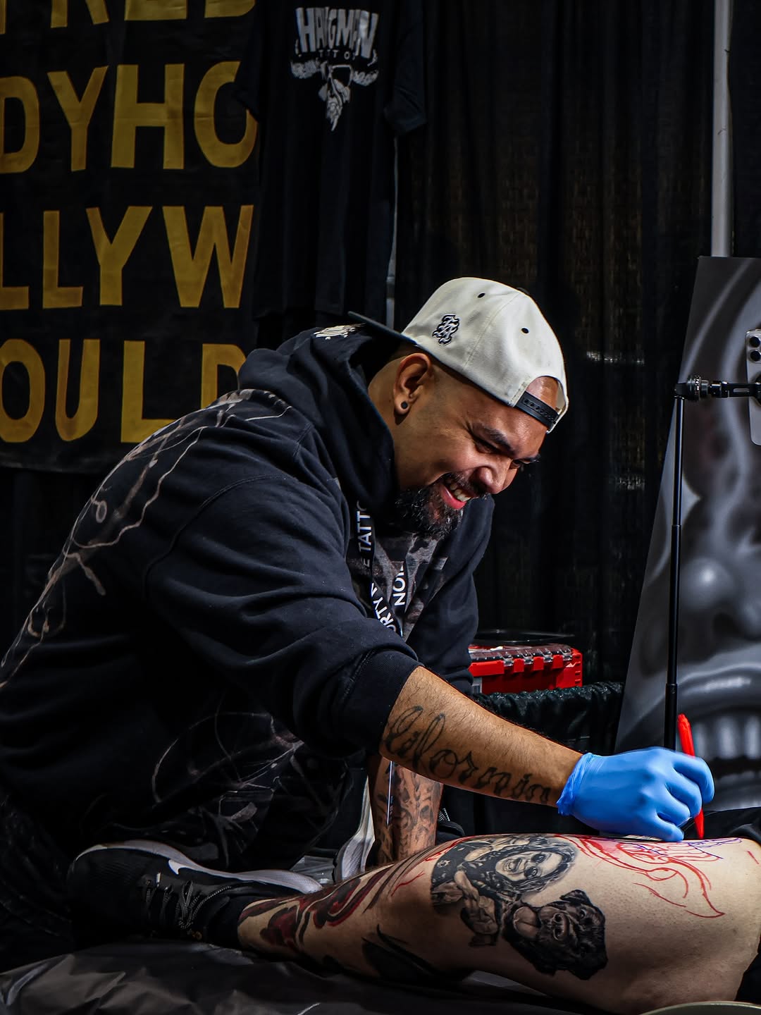 Detailed tattoo design from Broadway Dept. convention presentation.