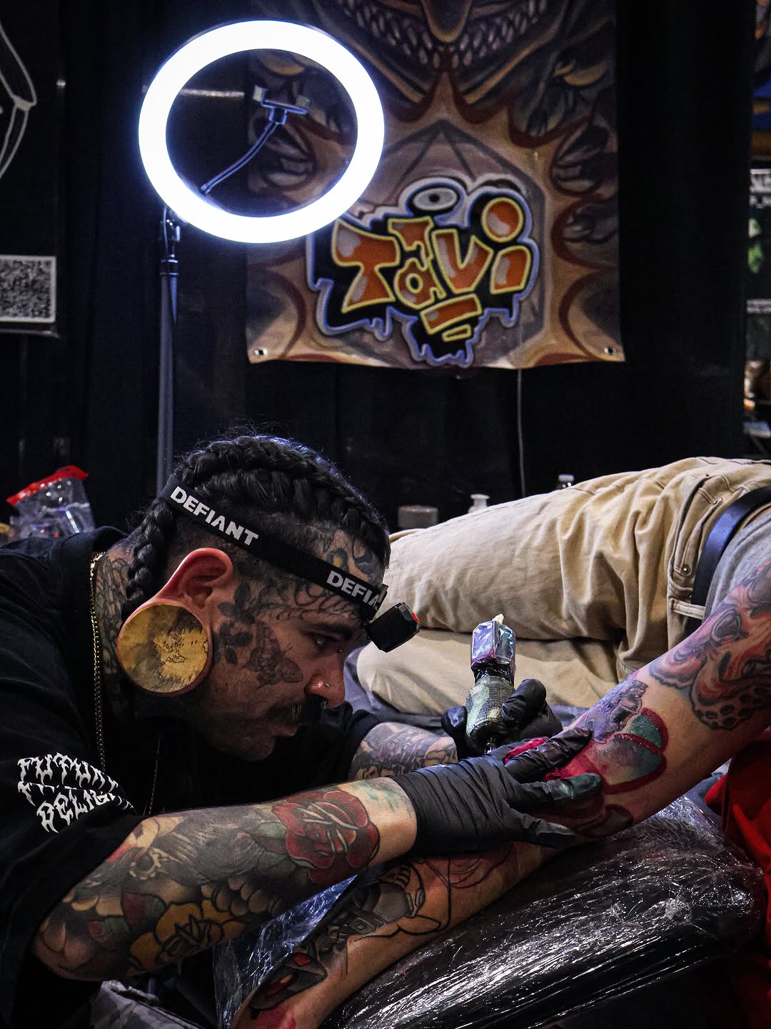 Tattoo design detail from Forty Mile Tattoo Convention 2026.