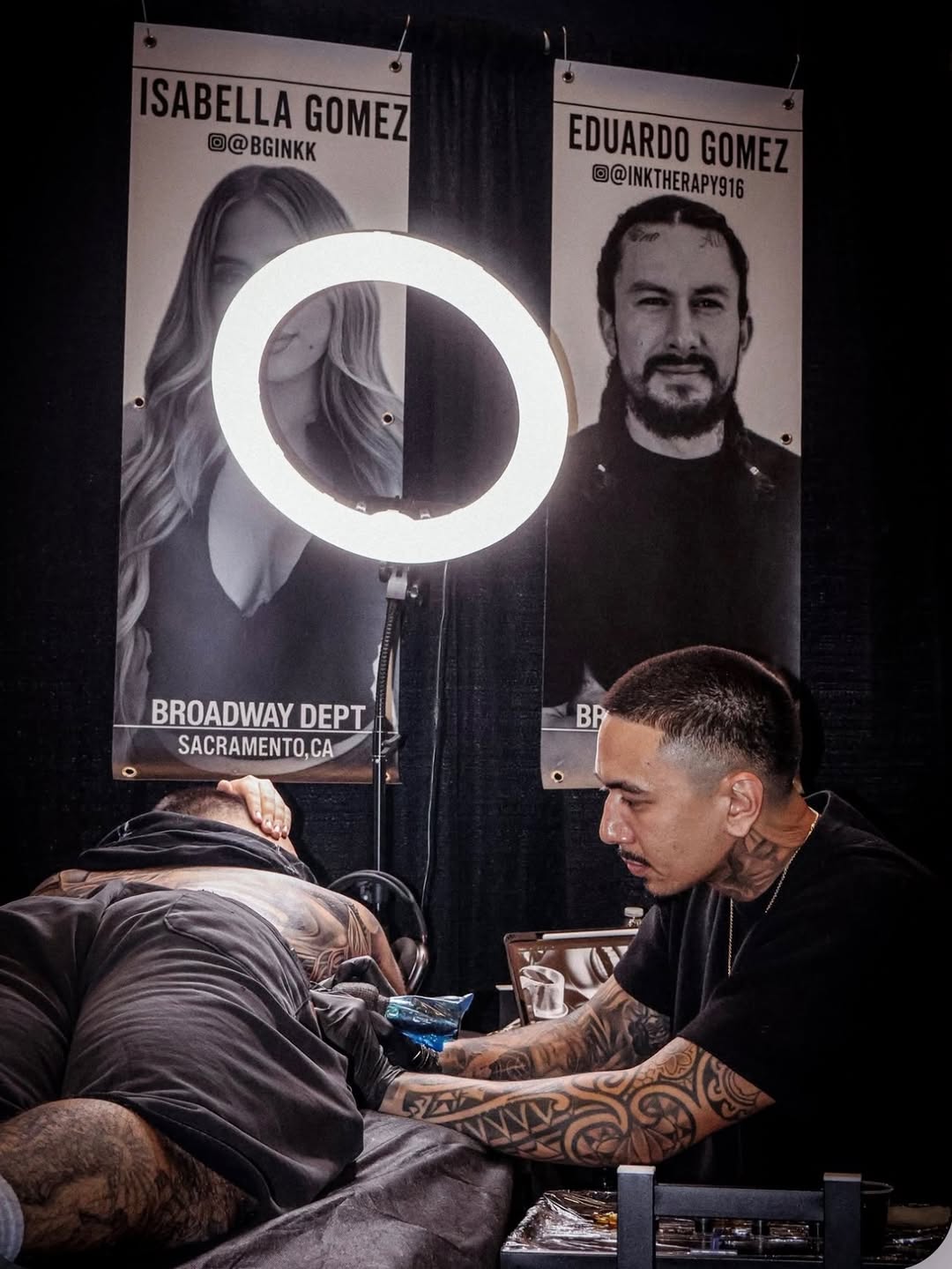Professional tattoo by Adrian Idso at Broadway Dept. on 21st Street Sacramento