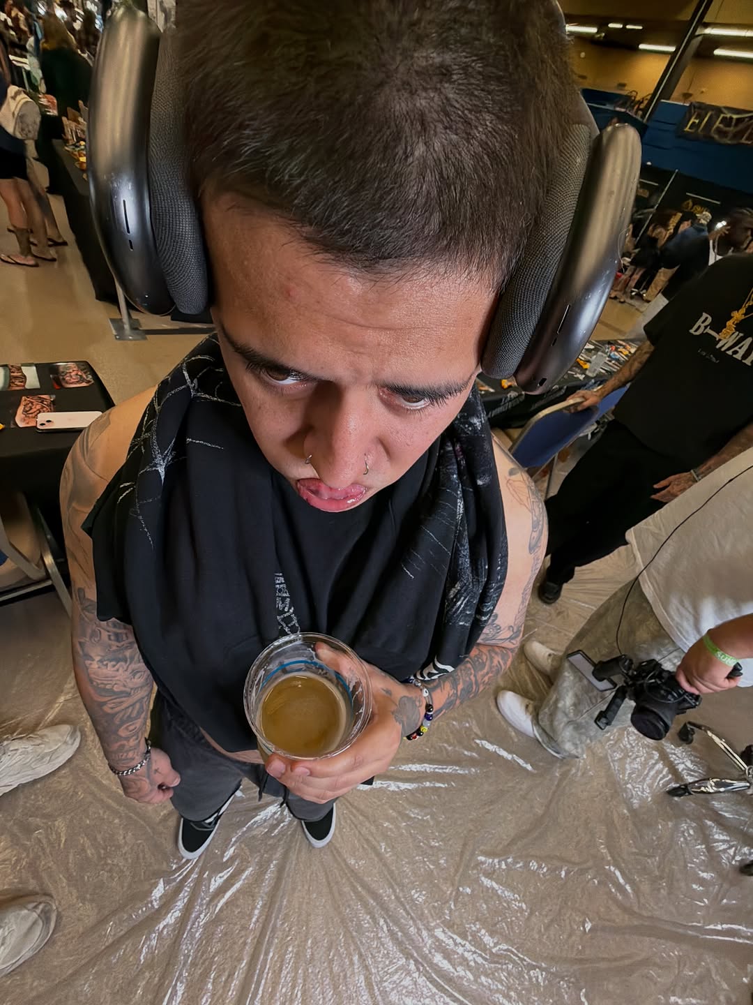 Professional tattoo artistry displayed at Forty Mile Tattoo Convention by Broadway Dept