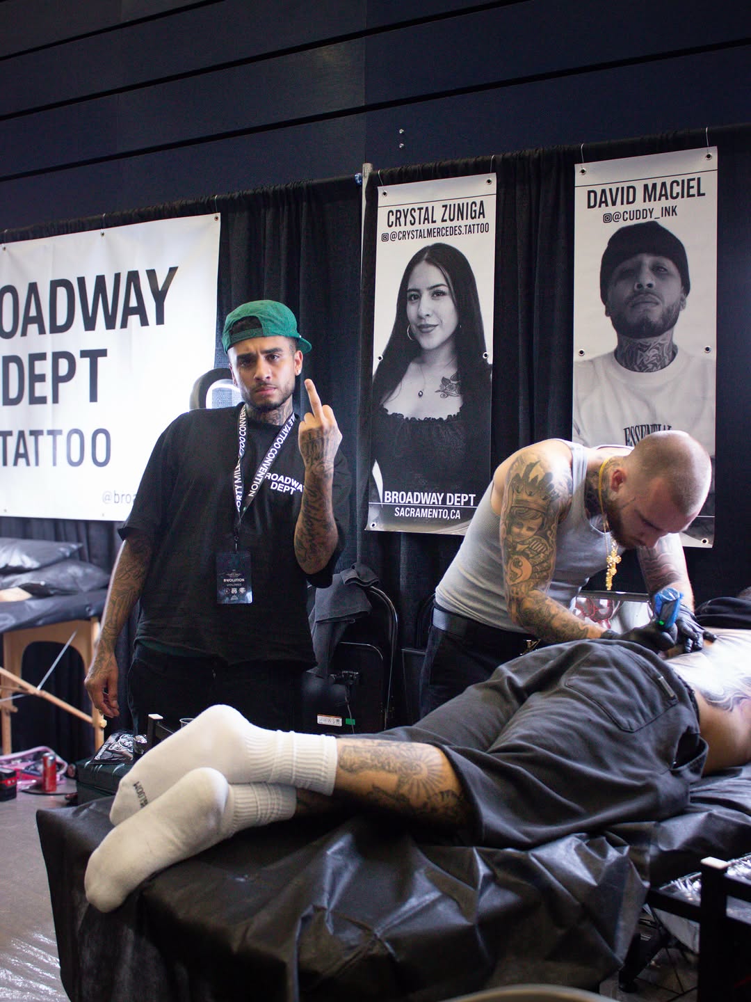 David Maciel tattoo work at Broadway Dept. Midtown Sacramento