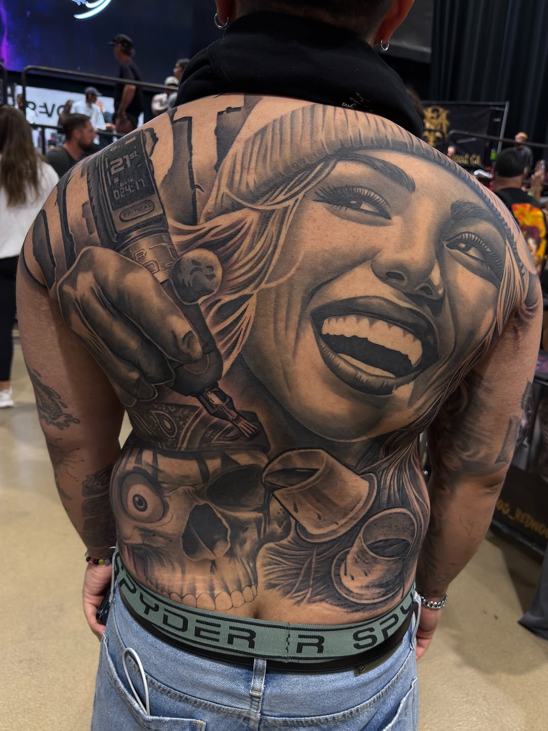Broadway Dept. Tattoo Convention Showcase and Collaboration Piece in Midtown Sacramento