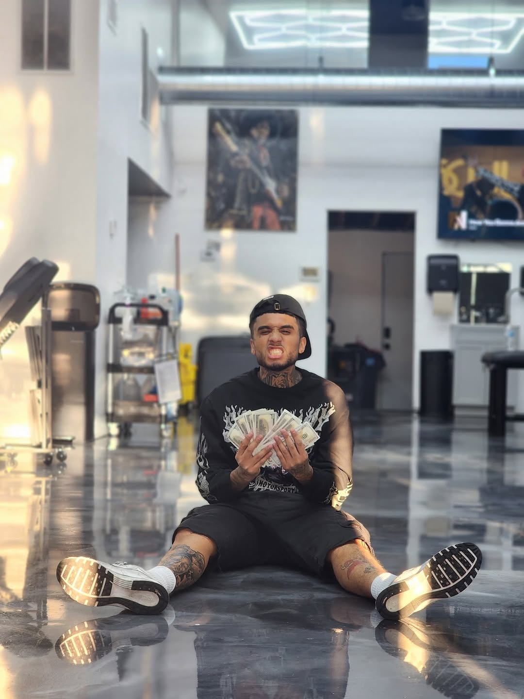 Tattoo in progress by artist David Maciel