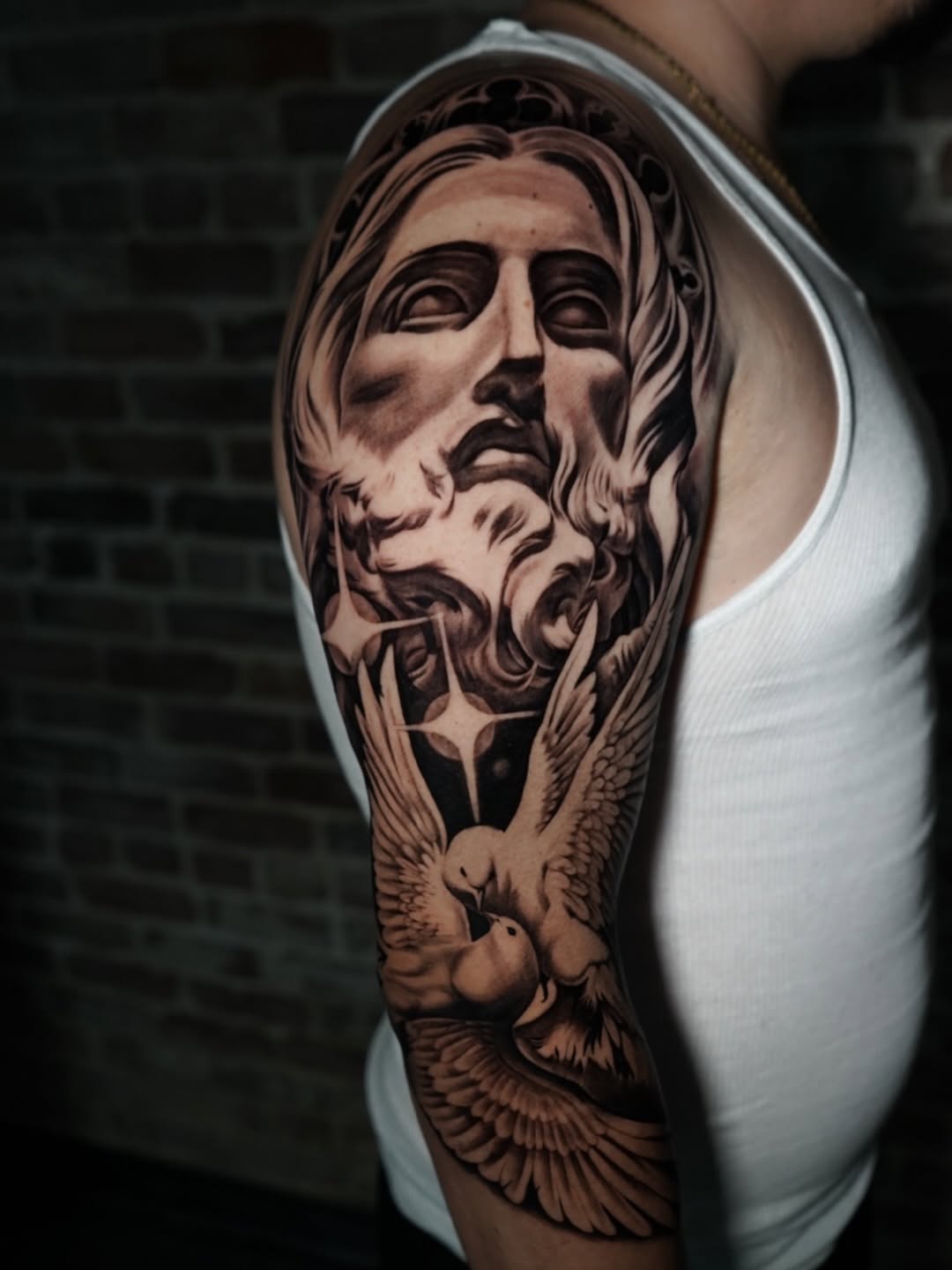 Sleeve Tattoo Progression by Session at Broadway Dept Midtown Sacramento
