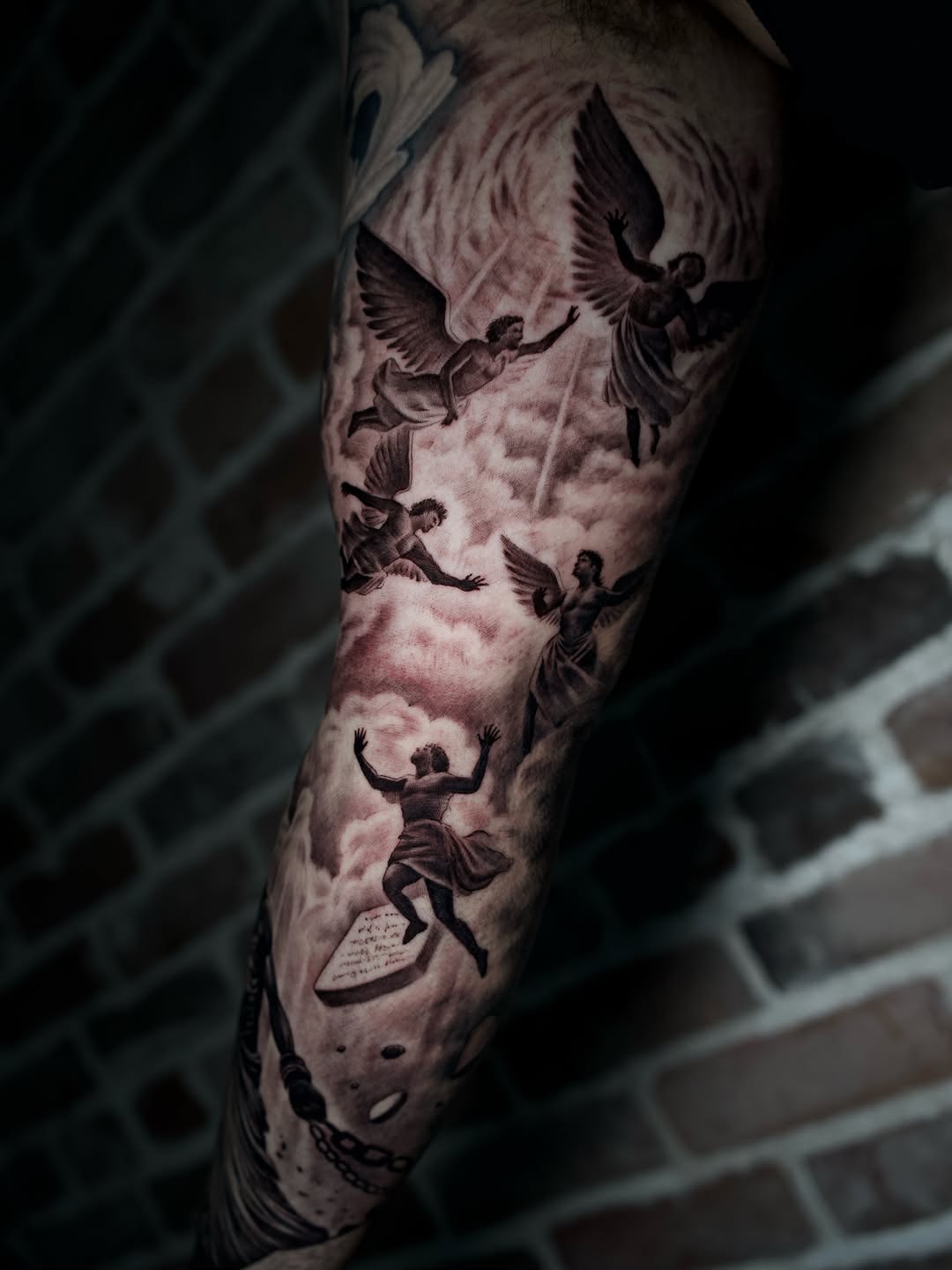 Detailed tattoo design from Broadway Dept. Sacramento on 21st Street.