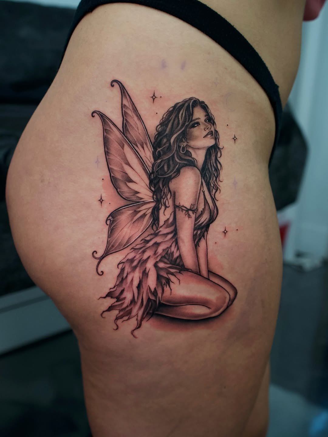 Delicate Fairy Tattoo by Bella Gomez at Broadway Dept. Midtown Sacramento