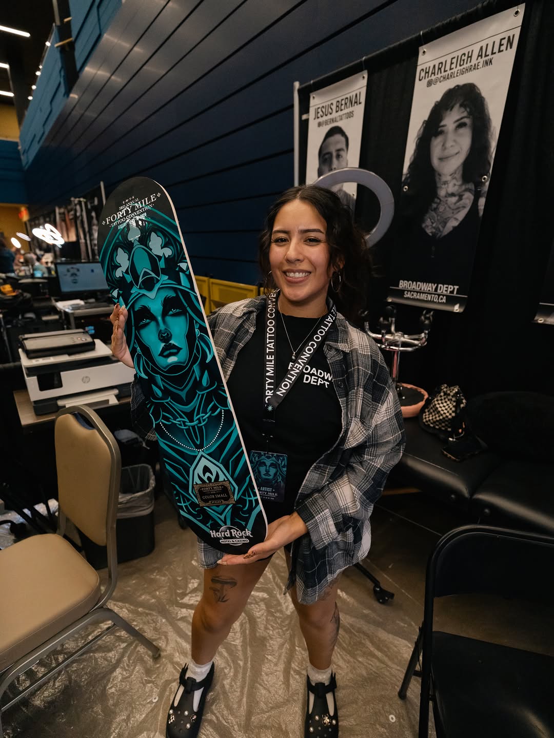 Tattoo community gathering at Forty Mile Tattoo Convention Sacramento
