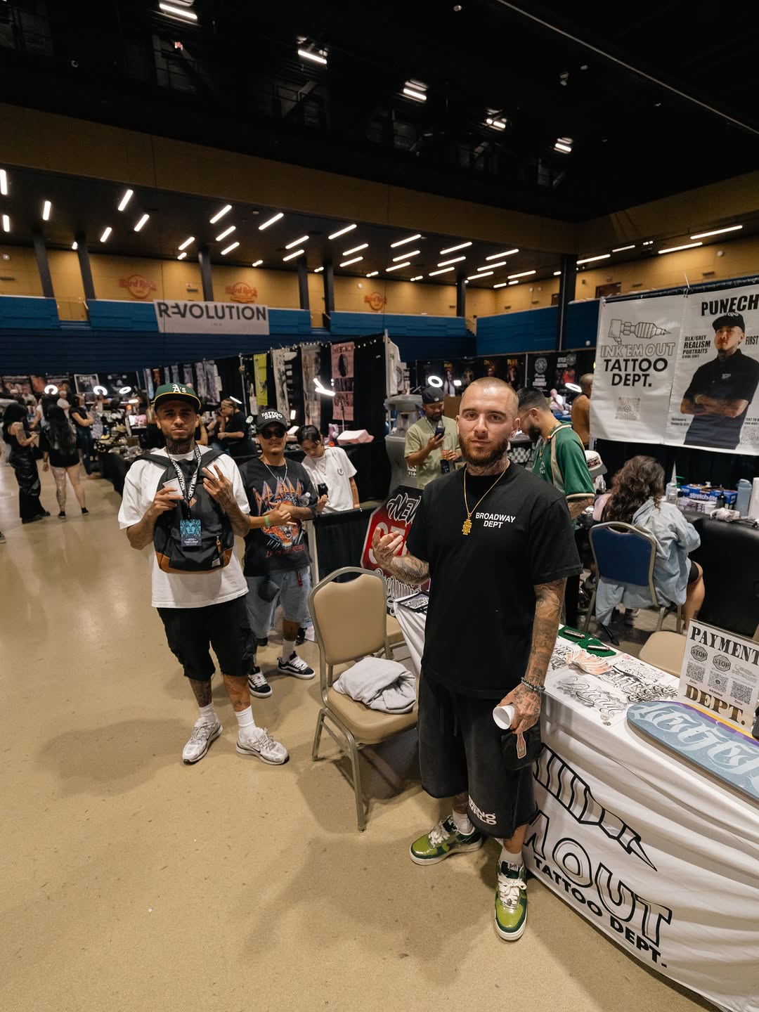 Convention floor scene with Broadway Dept presence at Forty Mile event