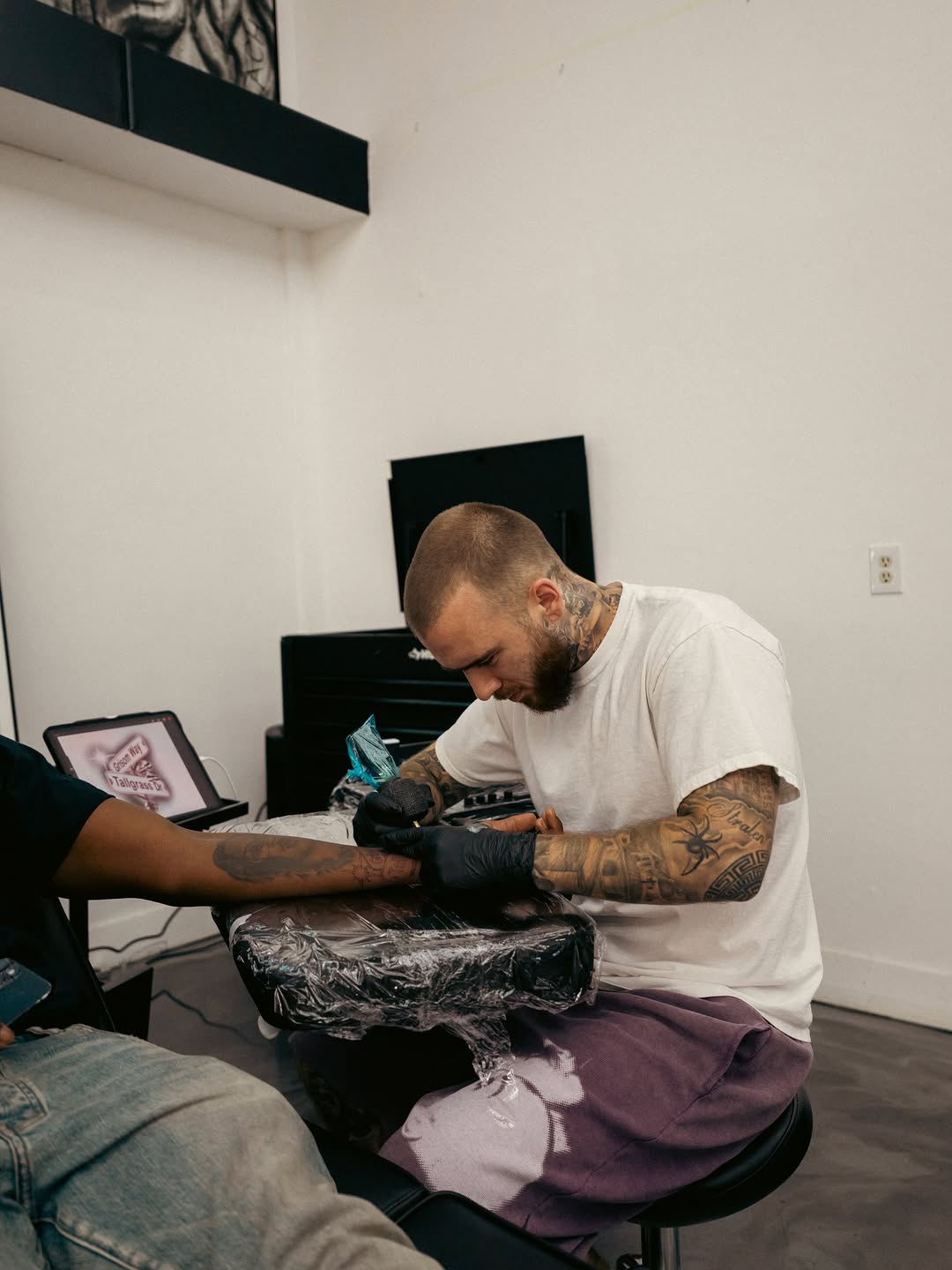 Tattoo artwork from Broadway Dept community and clients