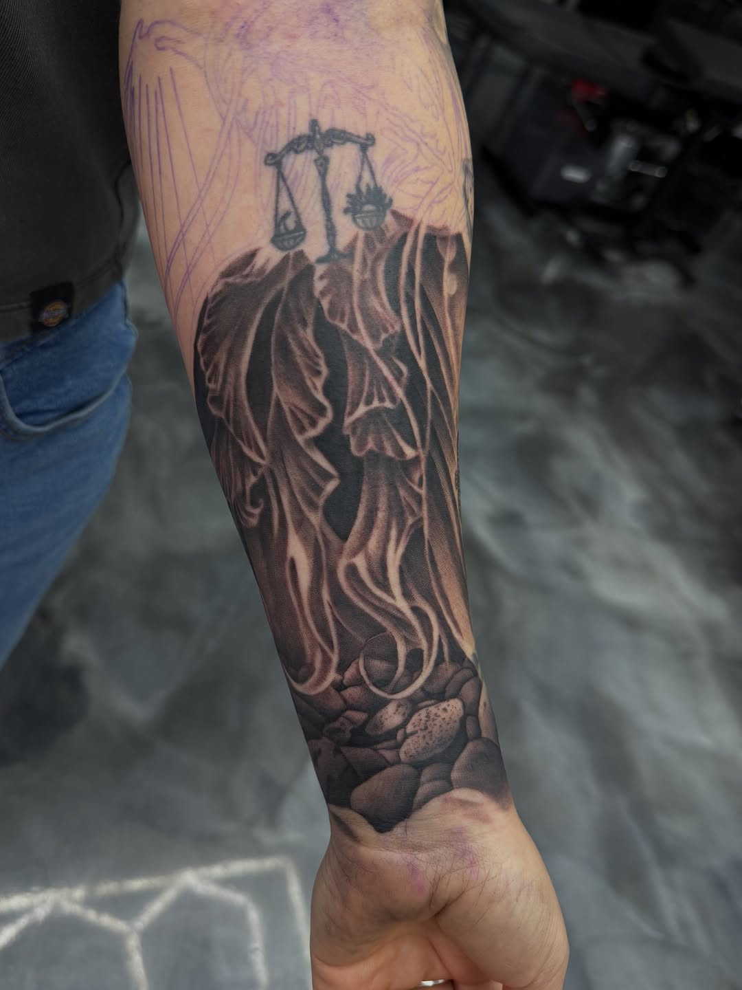 Charleigh Rae tattoo piece at Broadway Dept. on 21st Street Sacramento