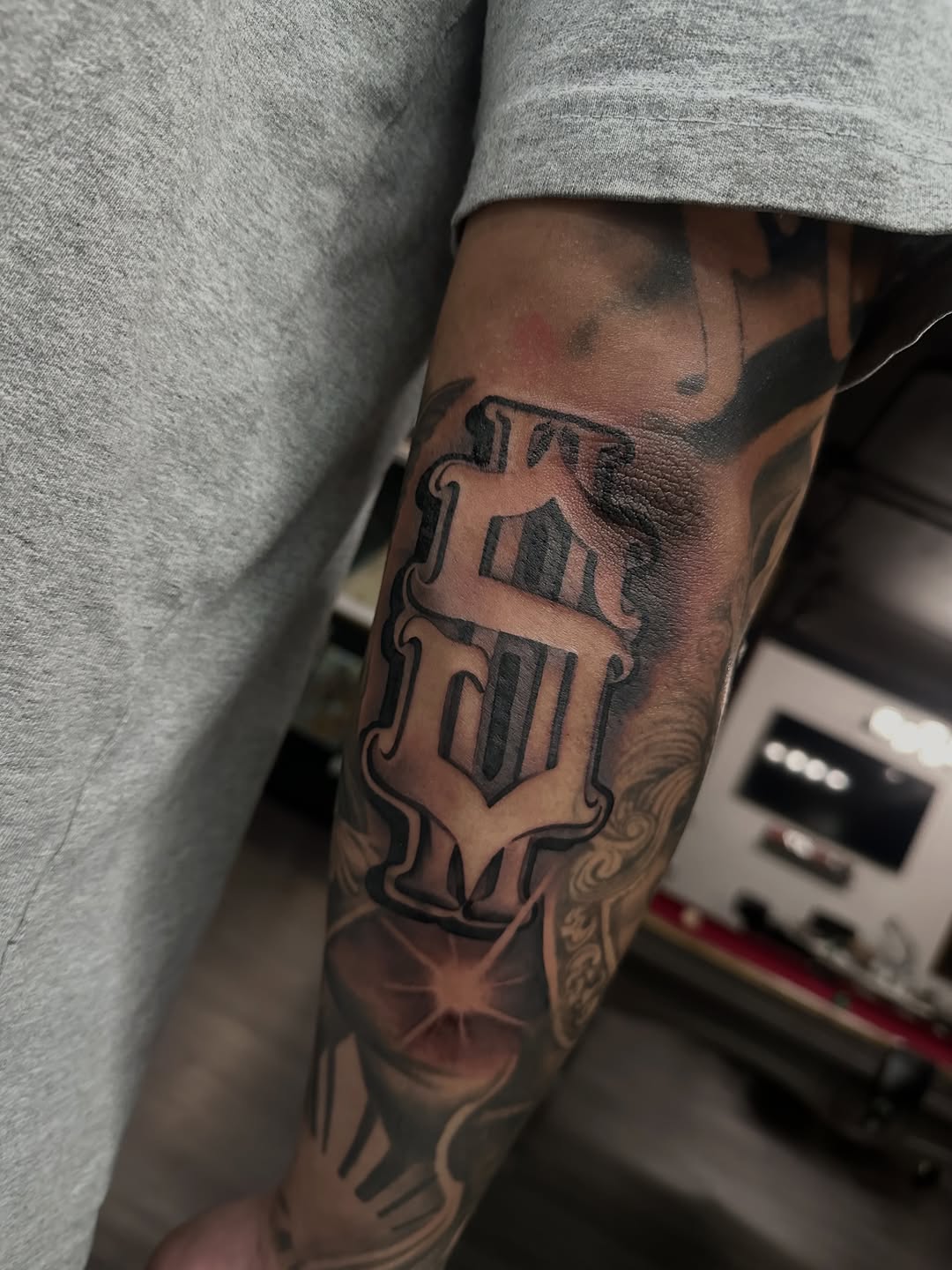 Black and grey realism tattoo showcase by Jack Stralen Broadway Dept