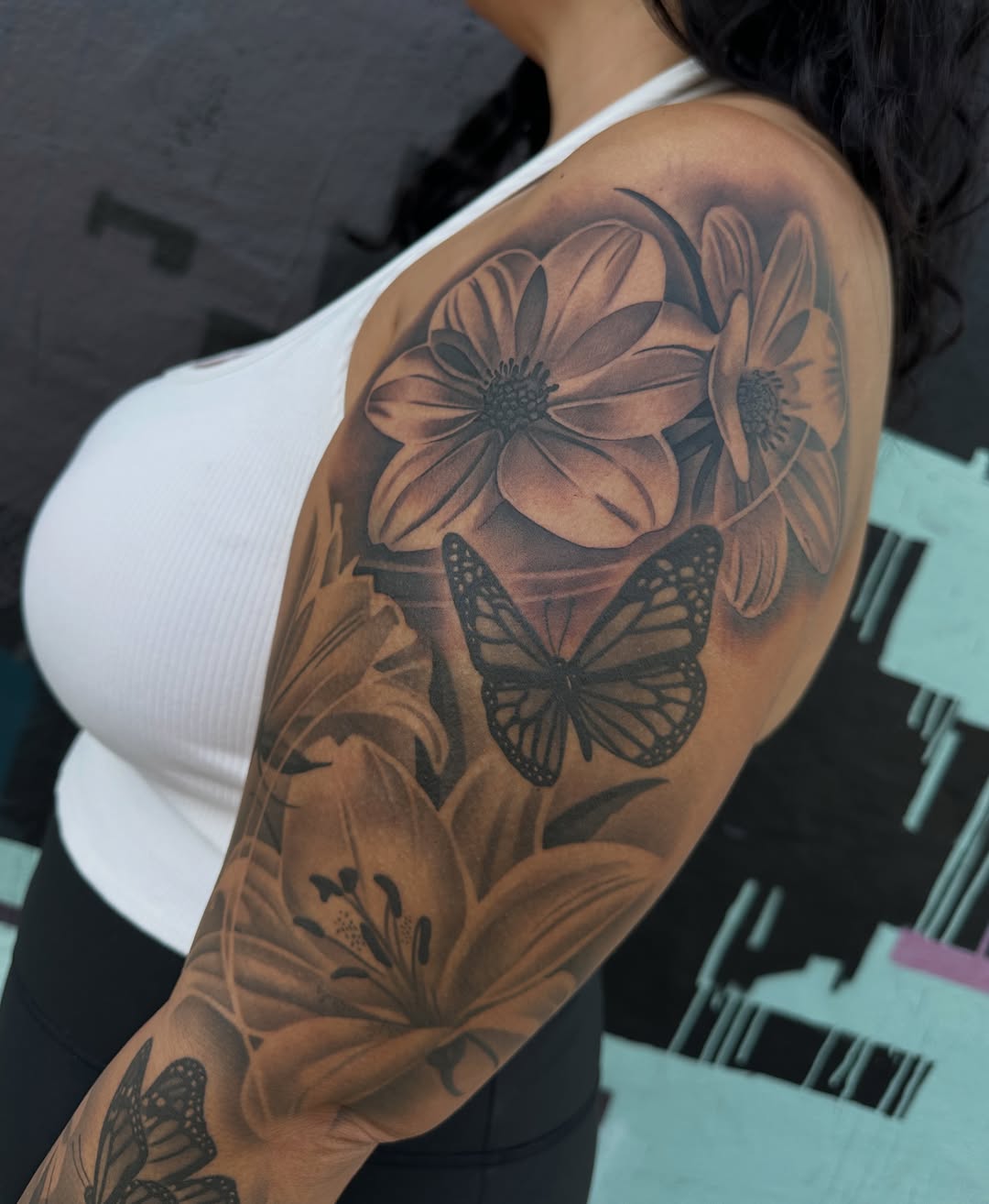 Detailed black and grey realism tattoo artwork by Jack Stralen in Midtown Sacramento