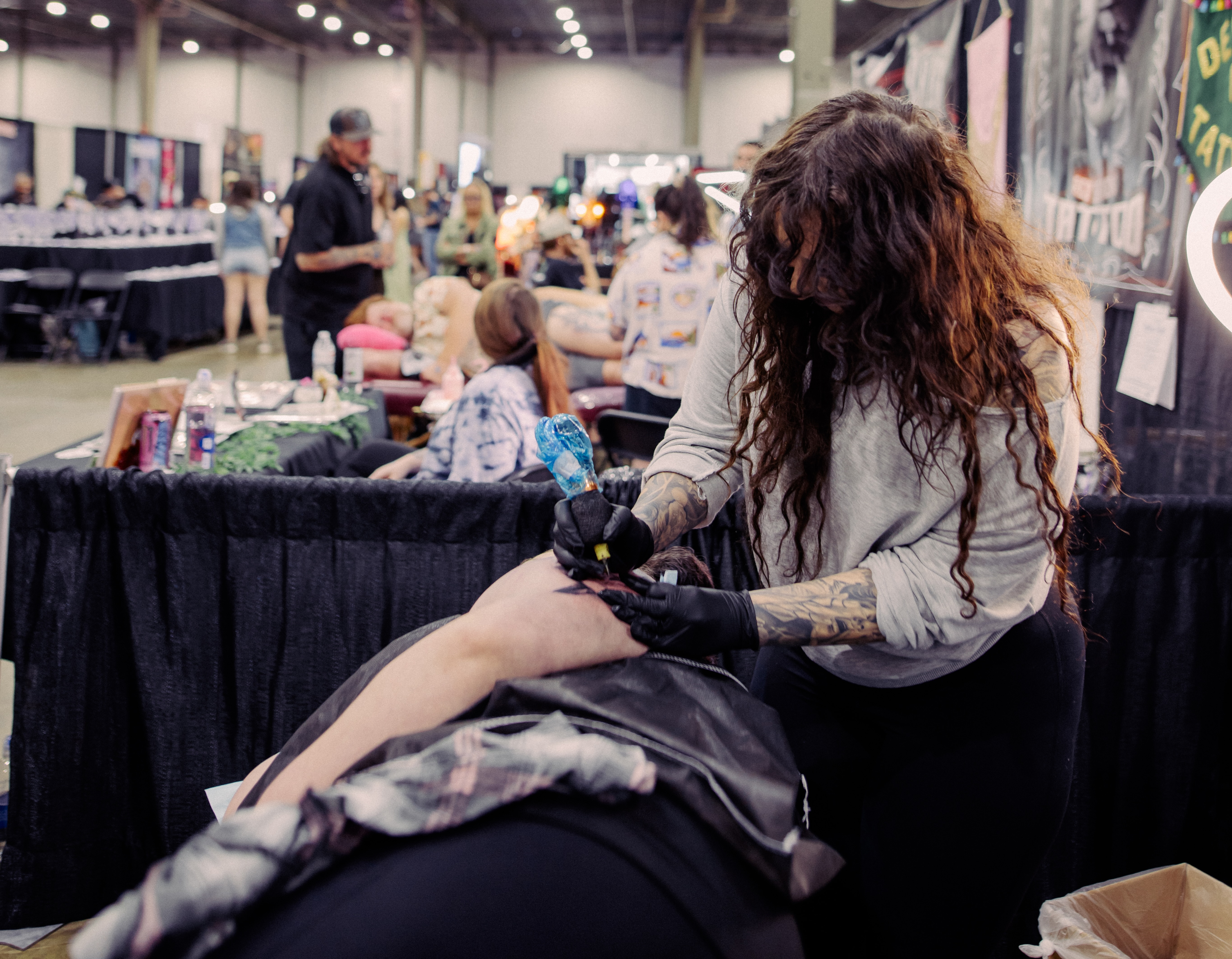 Charleigh Rae, tattoo artist at Broadway Dept. Sacramento