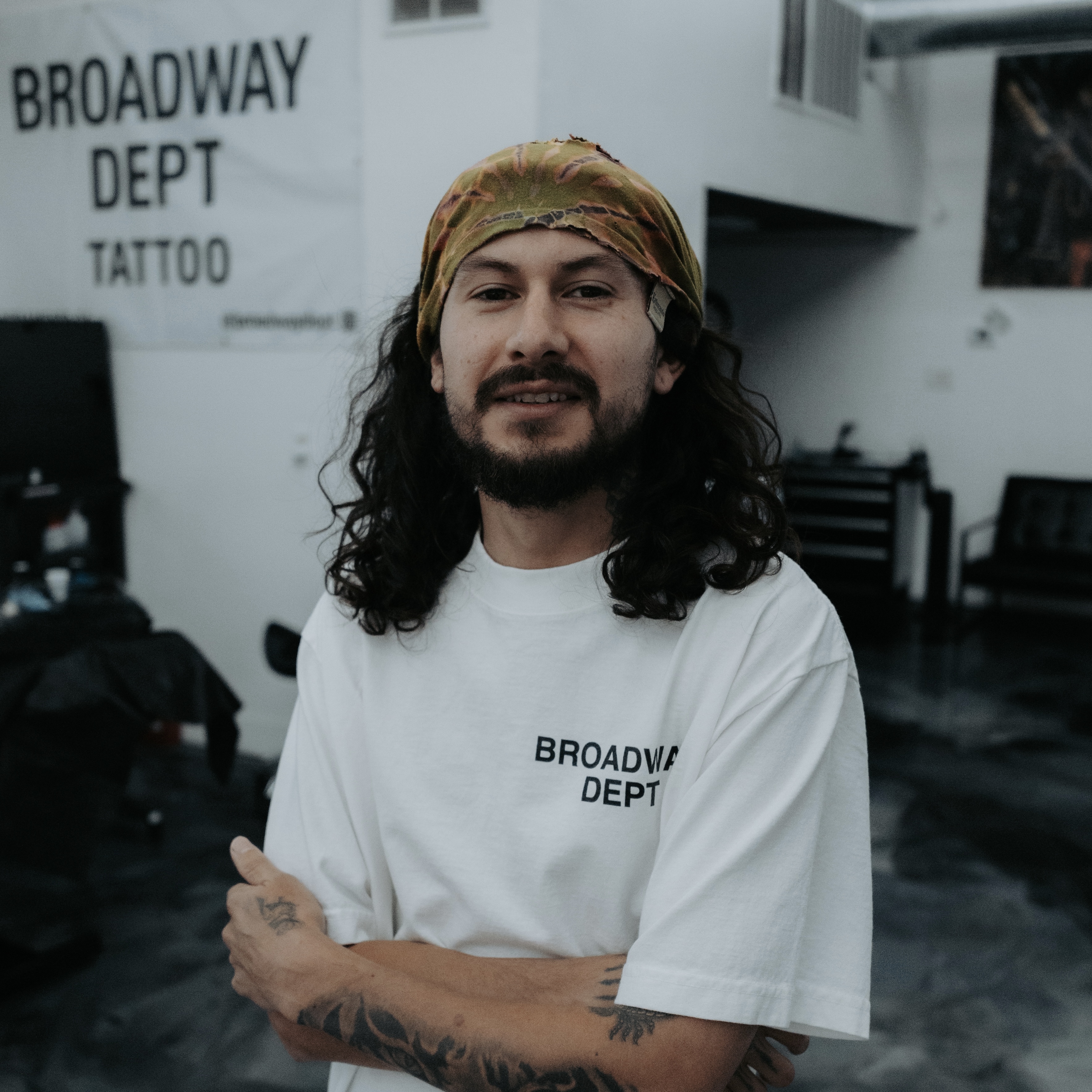 Eduardo Gomez, tattoo artist at Broadway Dept. Sacramento
