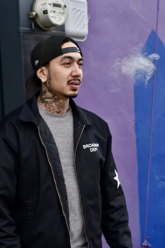 Adrian Idso, tattoo artist at Broadway Dept. Sacramento