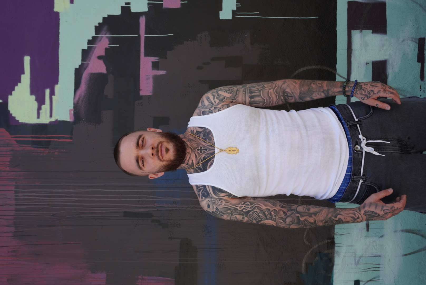 Jack Stralen, tattoo artist at Broadway Dept. Sacramento